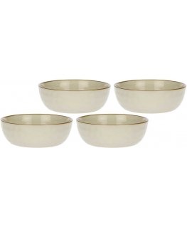 ROSE&TULIPS IVORY CONCERTO Set of 4 salad bowls, 20 cm