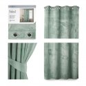 Yöverho renkailla AmeliaHome VELVET 140X245 cm, 1 kpl, väri: minttu Yöverho renkailla AmeliaHome VELVET 140X245 cm, 1 kpl, väri: minttu