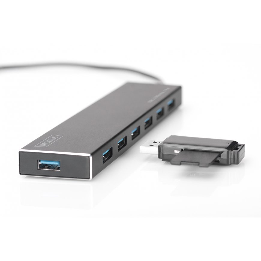 Digitus DA-70241-1 хаб-разветвитель USB 3.2 Gen 1 (3.1 Gen 1) Type-A 5000 Мбит/с Серый – 3