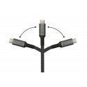 Alcasa 2240-CCT005A USB кабель USB 2.0 2 m USB C Черный Alcasa 2240-CCT005A USB кабель USB 2.0 2 m USB C Черный