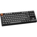 Klaviatūra Keychron K8 MAX belaidis trijų režimų karštojo keitimo įrenginys QMK/VIA Keychron itin rudas Klaviatūra Keychron K8 MAX belaidis trijų režimų karštojo keitimo įrenginys QMK/VIA Keychron itin rudas