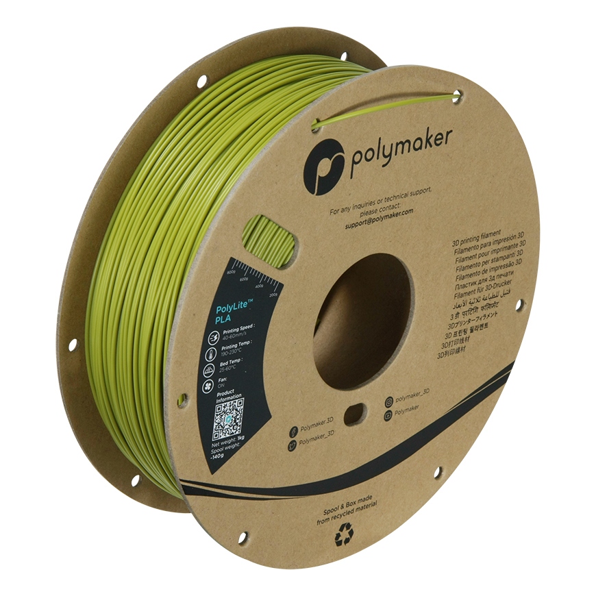 Polymaker PolyLite PLA - 1.75мм - 1кг - Оливковый – 2