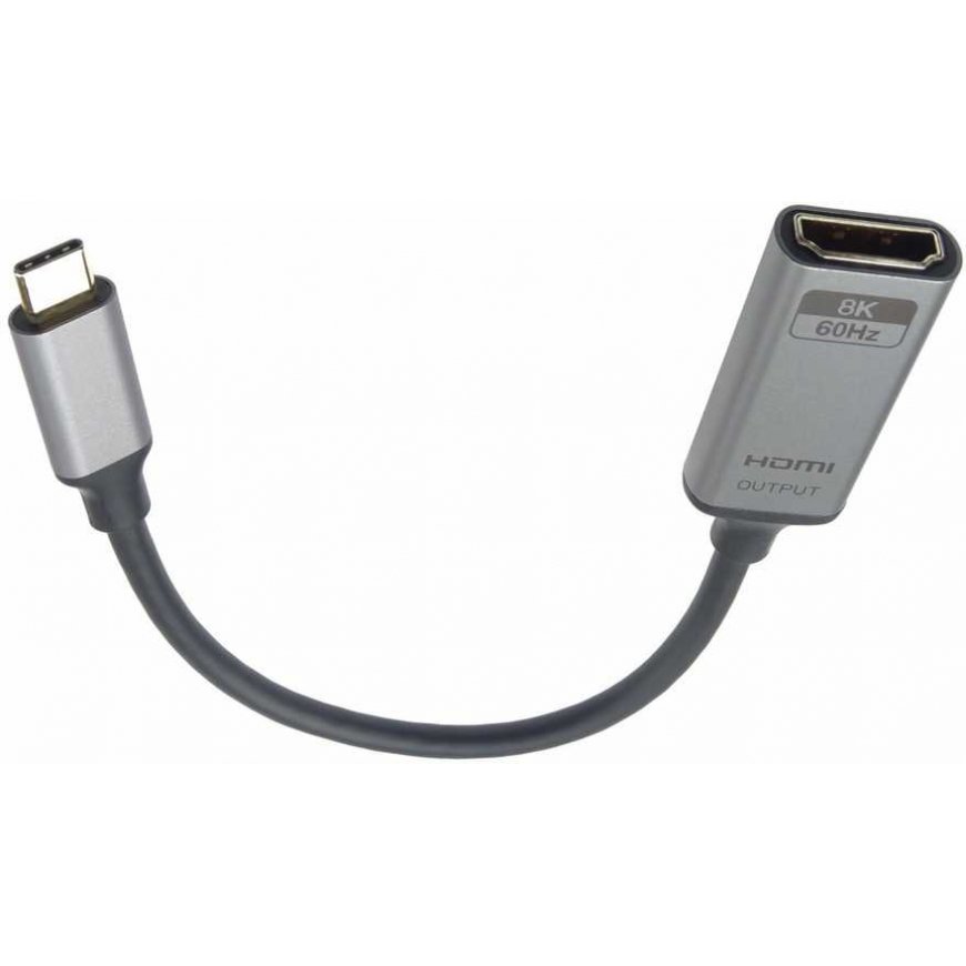 PremiumCord USB-C to HDMI adapter, video resolution 8K@60Hz, 4K@144Hz, 20cm – 3