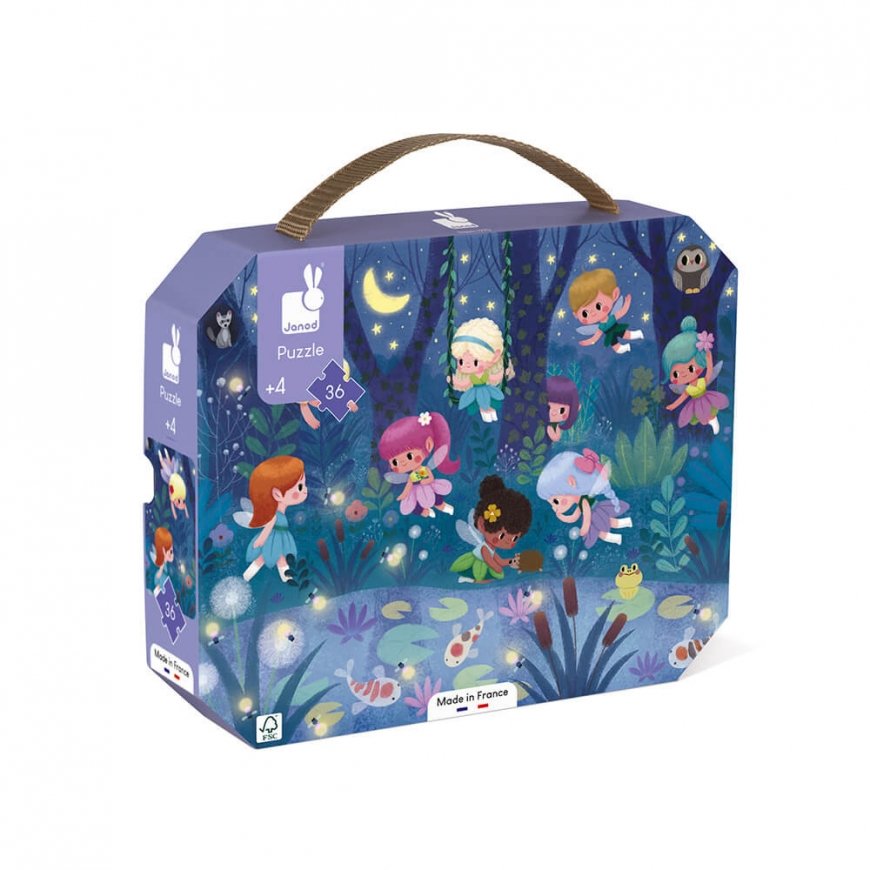 JANOD Puzzle Fairies And Waterlilies - 36 PCS