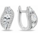 Brilio Silver Luxurious silver earrings with zircons EA1180W Brilio Silver Luxurious silver earrings with zircons EA1180W