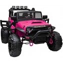Lean Cars Single-seater electric car for kids JEEP JC666, glossy pink Lean Cars Single-seater electric car for kids JEEP JC666, glossy pink