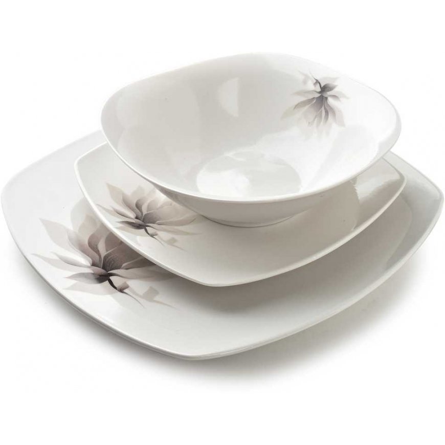 Mondex Affek Design MAGNOLIA pietų rinkinys, 18 vnt. 18 vnt./23,5 vnt./16 vnt.