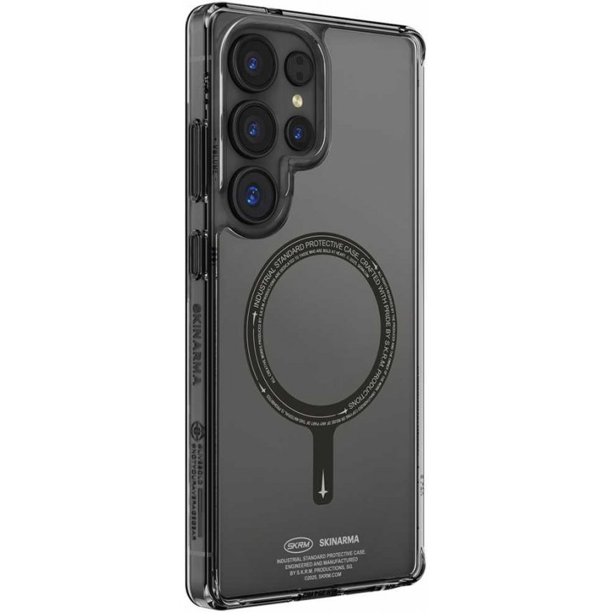 Dēklis Skinarma Saido MagSafe priekš Samsung Galaxy S25 Ultra melns – 2