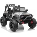 Lean Cars Vienvietis elektromobilis vaikams JEEP JC666, lakuotas sidabrinis