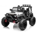 Электромобиль для детей Lean Cars Vienvietis JEEP JC666, лакированный серебристый