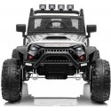 Lean Cars Single Seat Electric Car for Kids JEEP JC666, glossy silver