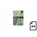Double A Spalvotas popierius Dvigubas A, 80g, A4, 500 lapų, Smaragdas