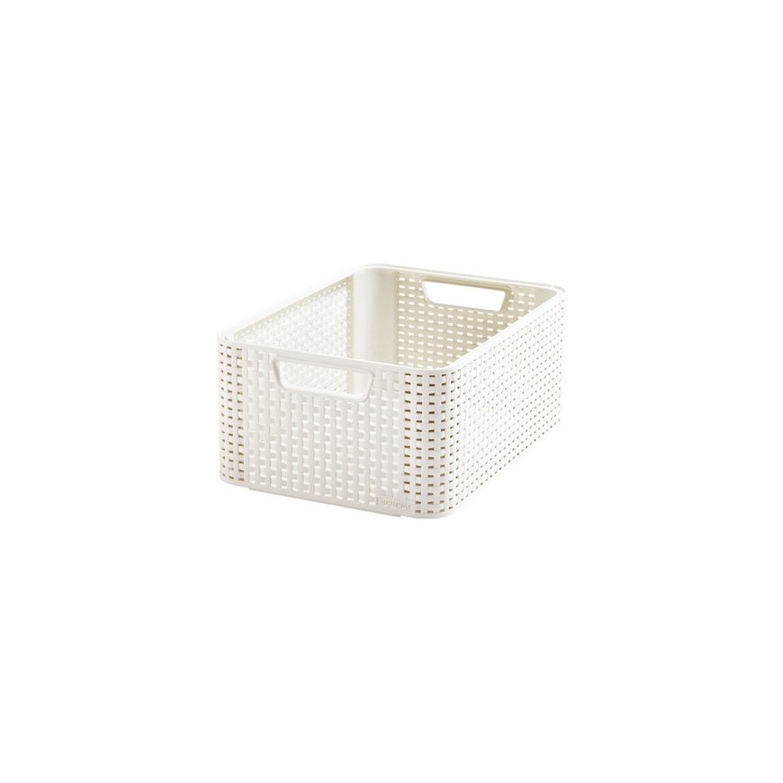 Curver Style M Storage basket Rattan Cream