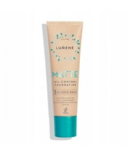LUMENE Matte Oil-Control foundation providing a matte shade SPF20 1 Classic brownish yellow 30ml