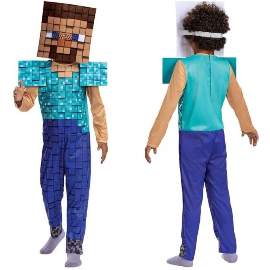 Платье Minecraft Steve Plus костюм 7-8 лет – 3