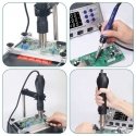 Yihua 853AAA+ 3-in-1 BGA soldering station - preheater + nozzle + hot air with fan at the back - 1270 W