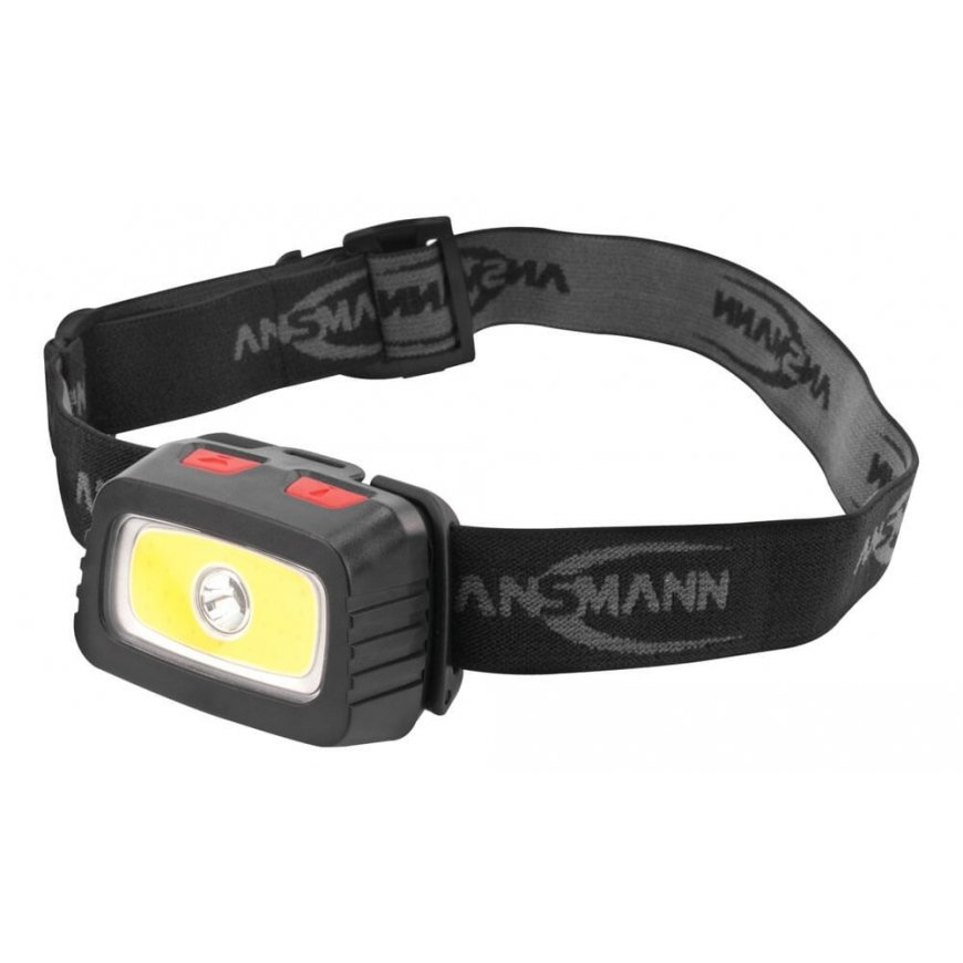 Ansmann HD200B Melns, Pelēks Pieres lukturis