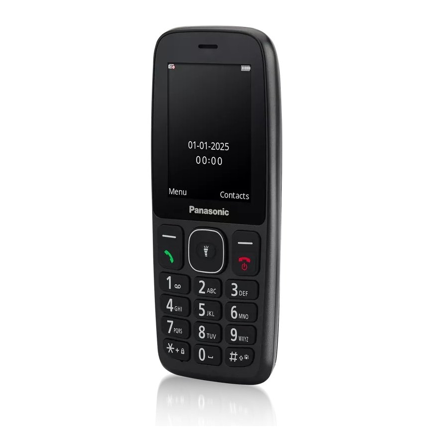 Panasonic KX-TF400 6,1 cm (2.4") 110 g Must Vanakooli telefon