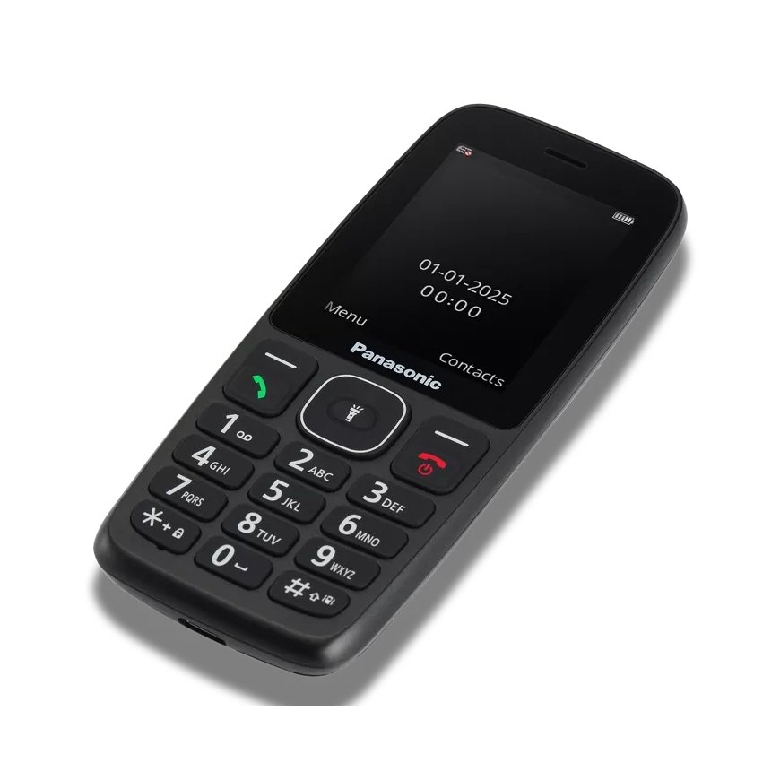 Panasonic KX-TF400 6,1 cm (2.4") 110 g Melns Tālrunis ar papildiespējām – 2