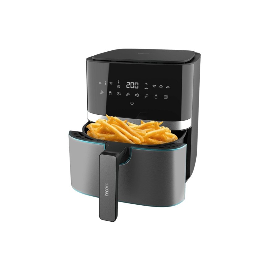 Cecotec Cecofry Full InoxBlack 5500 Pro Üksik 5,5 l Eraldiseisev 1700 W Kuumaõhu fritüür Must, Satii – 2