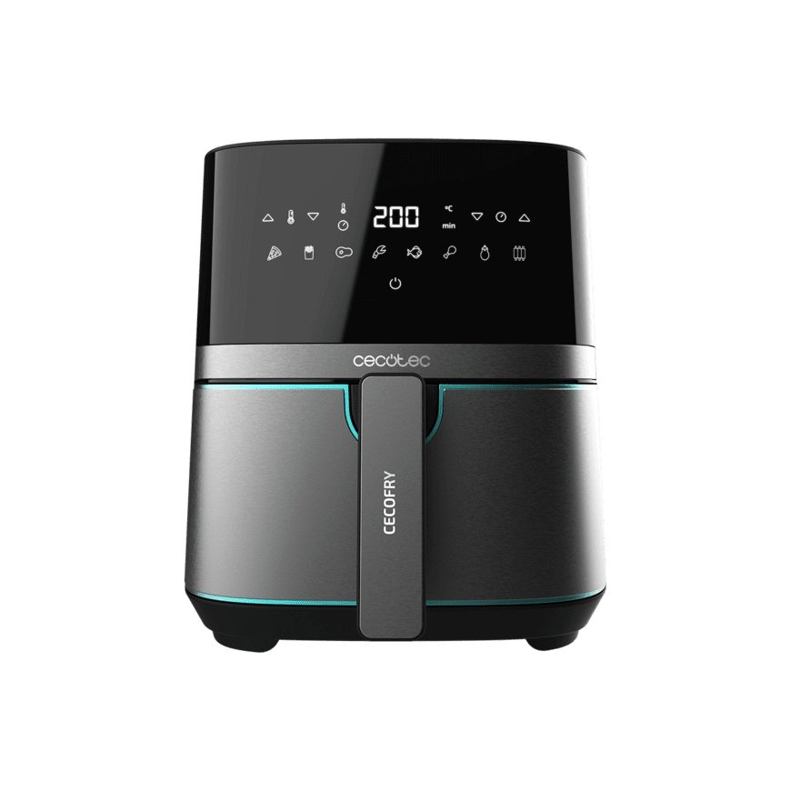 Cecotec Cecofry Full InoxBlack 5500 Pro Yksi 5,5 L Erillinen 1700 W Kuumakiertoilmakypsennin musta, – 3