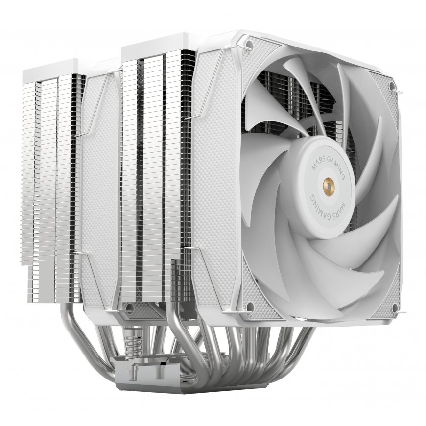 Mars Gaming MCPU-XU9W Процессор Air cooler 12 cm Белый 1 шт