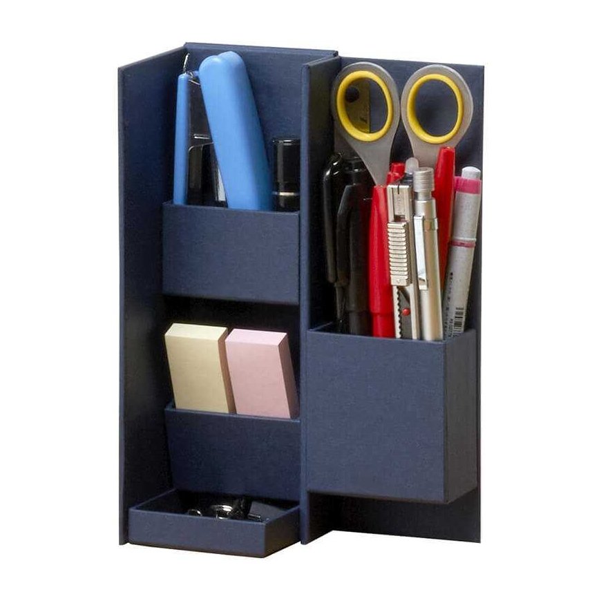 Raštinės priemonių dėklas "LIFESTYLE TOOL", mėlynas S LST-B01-NV – 2