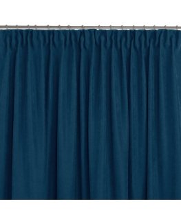 MILANA curtain, indigo style, classic, dragon stripe, sheer, 5 cm, chenille, 420x300 HOMEDE