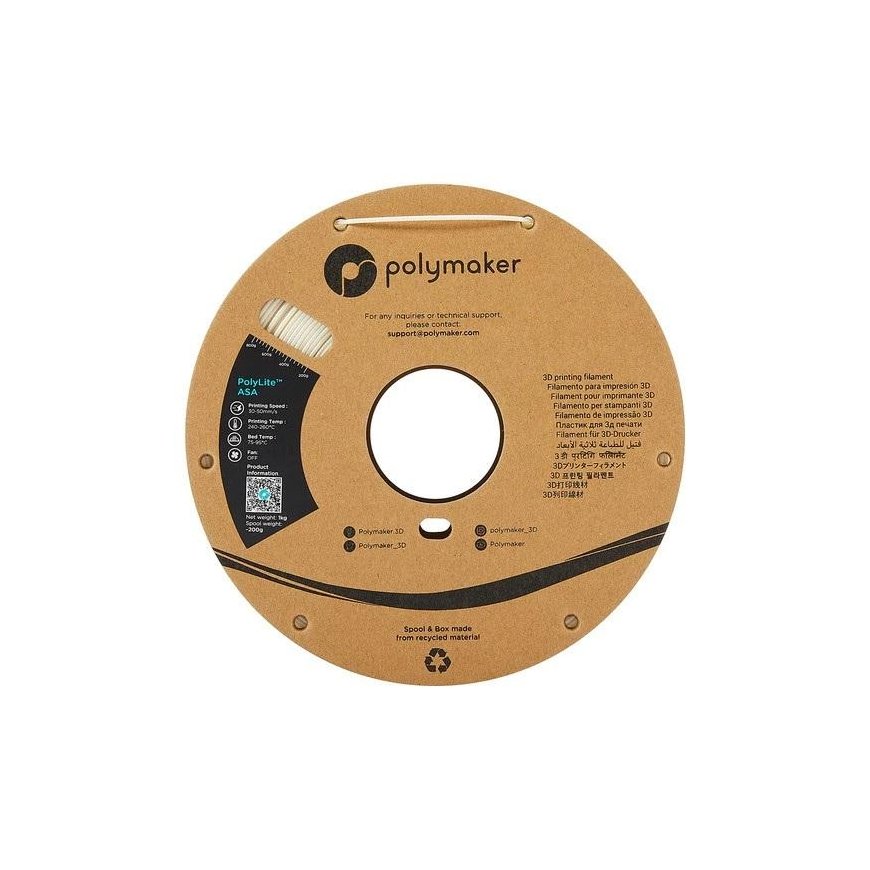 Polymaker PolyLite ASA - 1kg - 1.75mm - Natūralus – 2