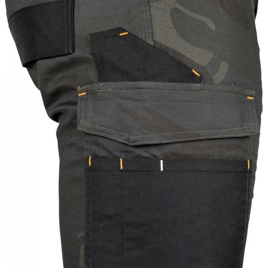 Neo Tools „Mix&Match“ työhousut, kangas, vahvistettu „Cordura“ kankaalla, vihreä, camo, koko M – 3
