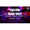 LIGHT4ME MAGIC BAR 2 - monivaloefekti diskoon LIGHT4ME MAGIC BAR 2 - monivaloefekti diskoon