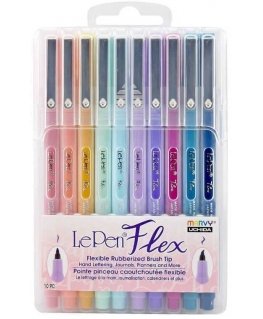 MARVY rakstāmie piederumi ar otu galu 4800-10P „Le Pen Flex” Pastel, 10 gab.