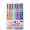 MARVY brush tip markers 4800-10P "Le Pen Flex" Pastel, 10 pcs. MARVY brush tip markers 4800-10P "Le Pen Flex" Pastel, 10 pcs.