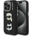 Karl Lagerfeld Grained PU K&CH Heads case for Apple iPhone 15 Pro Max in black color Karl Lagerfeld Grained PU K&CH Heads case for Apple iPhone 15 Pro Max in black color