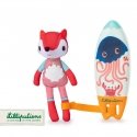 Lilliputiens Lisiczka Alice Surfer Magical Bath Cuddly Toy Lilliputiens Lisiczka Alice Surfer Magical Bath Cuddly Toy