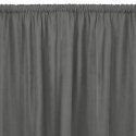 Aizkars MILANA, pelēkā krāsā, klasiskā stilā, 5 cm, ar karnīzi, kabatām, šenila audums, 220x225 HOMEDE Aizkars MILANA, pelēkā krāsā, klasiskā stilā, 5 cm, ar karnīzi, kabatām, šenila audums, 220x225 HOMEDE
