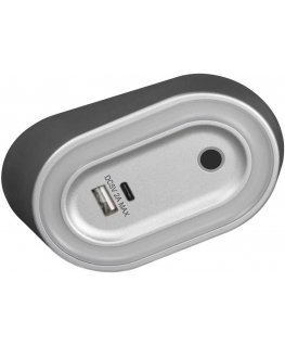 Orno AGRA LED lamp under the cabinet 2.5W, 80lm, 4000K, with a touch switch and USB A+C charging function, gray