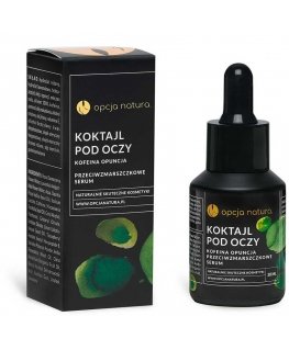 Option Nature Paakių cocktail anti-wrinkle serum with caffeine and prickly pear, 30 ml