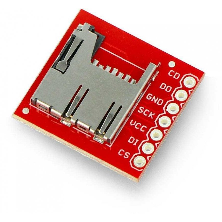 Memory card MicroSD card reader module, SparkFun BOB-00544