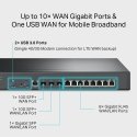 TP-Link Omada ER8411 juhtmega ruuter Gigabit Ethernet Must TP-Link Omada ER8411 juhtmega ruuter Gigabit Ethernet Must