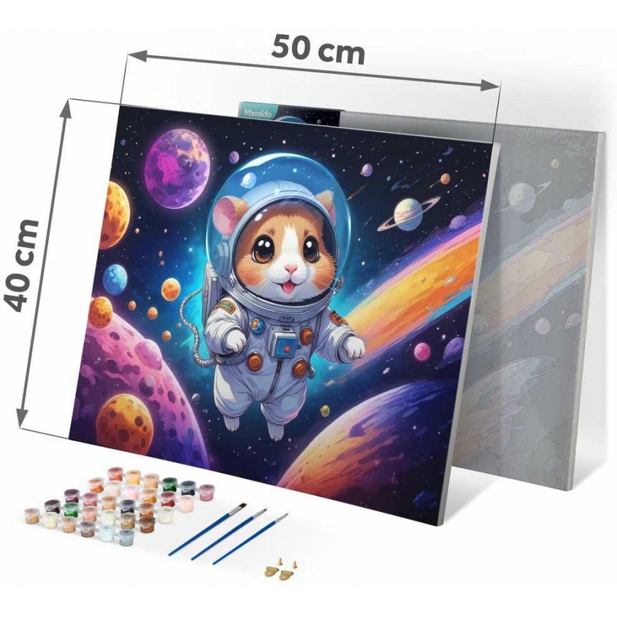 Maalaus numeroin 40x50 cm Massido Astronauta – 3