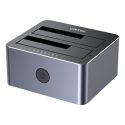 UNITEK Y-3026GY01-EU HDD/SSD dokstacija USB 3.2 Gen 1 (3.1 Gen 1) Type-B Pelēks UNITEK Y-3026GY01-EU HDD/SSD dokstacija USB 3.2 Gen 1 (3.1 Gen 1) Type-B Pelēks