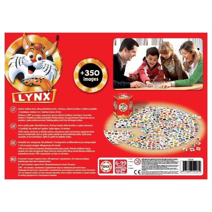 Lynx Game LYNX 350+ Classic tabletop game LT/LV/EE/RU, 19228 – 4