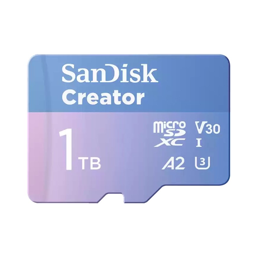 SanDisk Creator 1 TB MicroSDXC UHS-I Klass 10