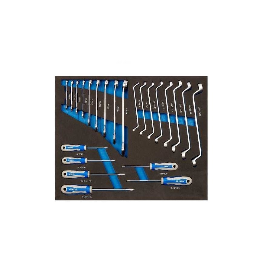 7 drawer tool cart with 208 Irimo tools [8066K7FF208] – 5