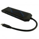 LC-Power LC-HUB-C-MULTI-6-RGB interface hub USB 3.2 Gen 2 (3.1 Gen 2) Type-C 5000 Mbit/s Black LC-Power LC-HUB-C-MULTI-6-RGB interface hub USB 3.2 Gen 2 (3.1 Gen 2) Type-C 5000 Mbit/s Black