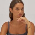 Sagapo Stambūs SHK70 minimalistiset kullatut teräksiset korvakorut Sagapo Stambūs SHK70 minimalistiset kullatut teräksiset korvakorut