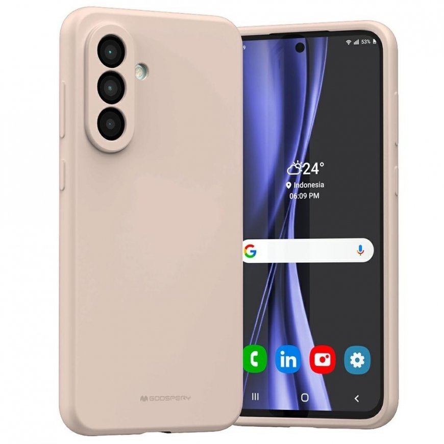 Mercury Silicone Case Sam A36 pink-beige