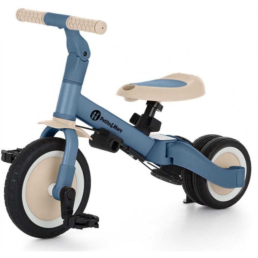 Petite&Mars Turbo - multifunctional 5-in-1 tricycle | Ocean