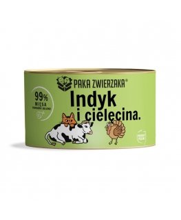 PAKA ZWIERZAKA Türgi veisehakklihaga - märg kassitoit - 200g